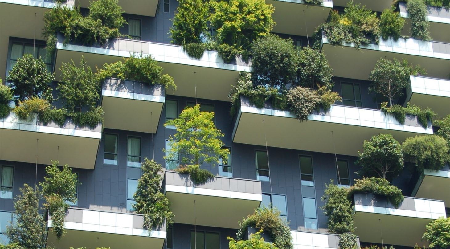 Bygningsfacade - B�redygtigt byggeri